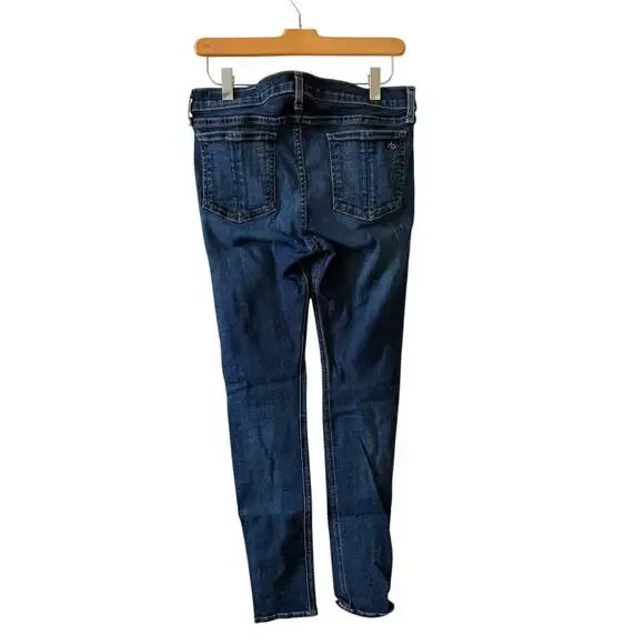 Rag & Bone Skinny Denim Jeans Woodford Dark Wash 28 - Picture 6 of 9